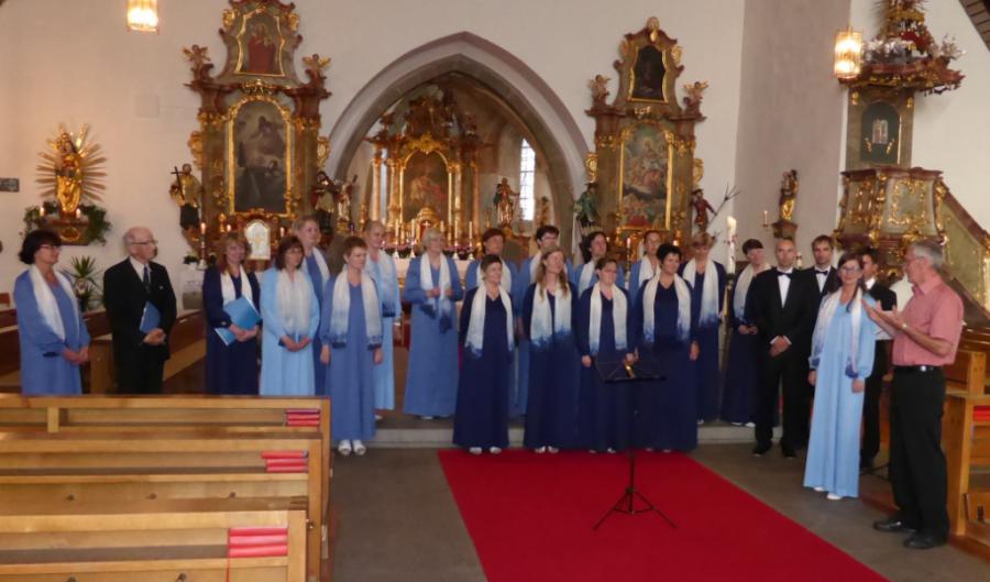 Chor zu Gast in Miltach