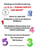 TSG Familienwanderung 2018 TSG Familienwanderung 2018
