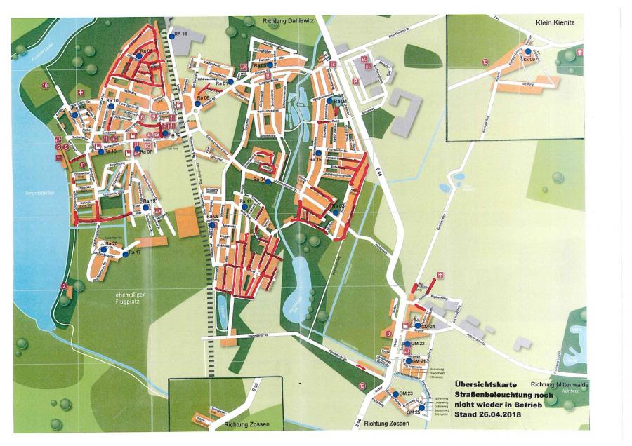 © Gemeinde Rangsdorf - Karte Stand 26.04.2018