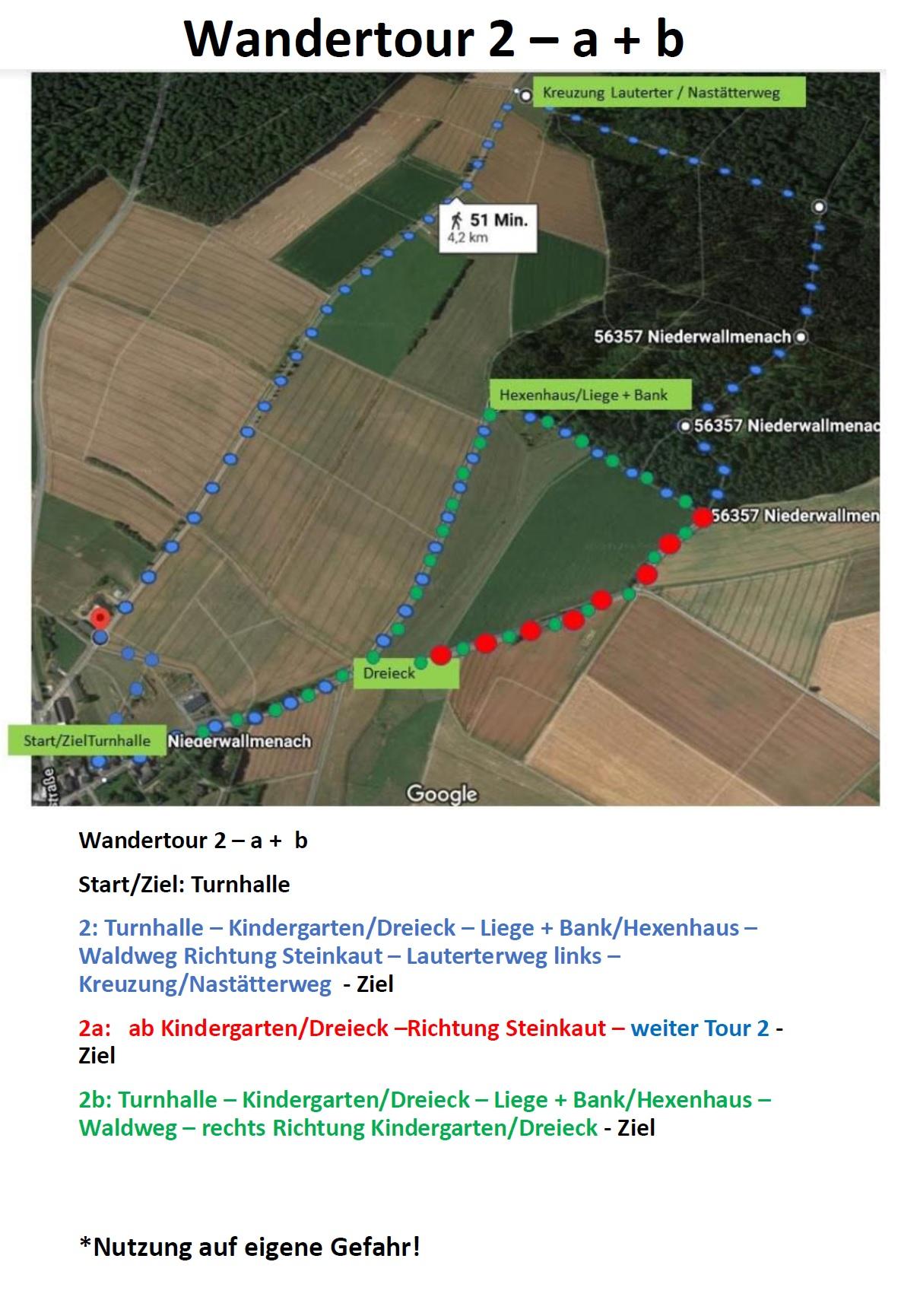 Wandertour 2 a + b Wandertour 2 a + b