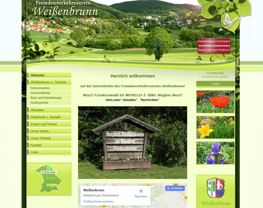 www.fremdenverkehr-weissenbrunn.de