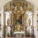 Die Kirche St. Regiswindis in Vilchband von innen