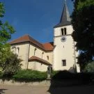 Die Kirche St. Martin in Poppenhausen von Außen