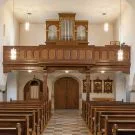 Die Kirche St. Martin in Poppenhausen von innen