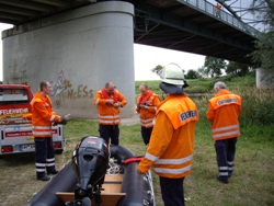Leichenbergung in Weser