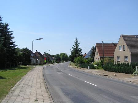 Ortsausgang in Richtung Parchim