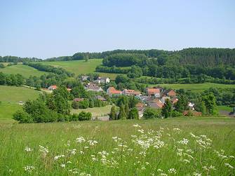 Blick auf den Ortsteil Willingshain