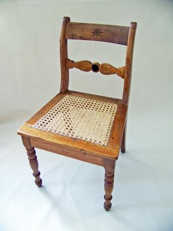 Stuhl, um 1860, Esche.jpg
