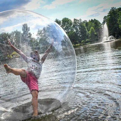 wasser-laufball