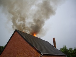 Wohnhausbrand in Friedrichshagen