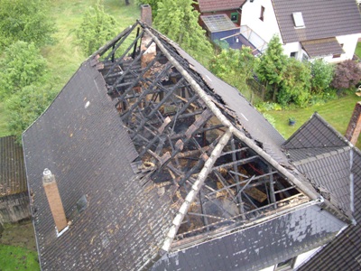 Wohnhausbrand in Friedrichshagen
