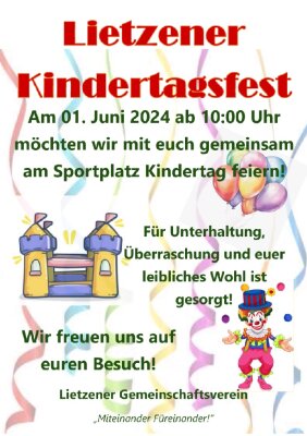 Veranstaltung: Lietzener Kinderfest