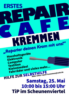 Veranstaltung: 1. Repair Café Kremmen im TiP