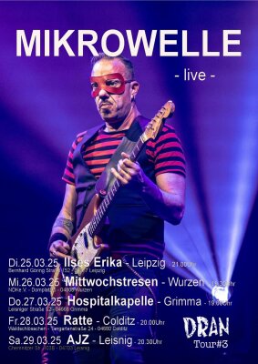 Veranstaltung: MIKROWELLE - LIVE im Waldschlösschen Fr 28. 03. 2025
