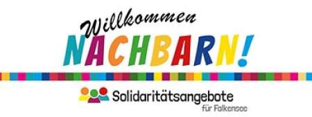 Unser Bild zeigt das Logo Willkommen Nachbarn - Solidaritätsangebote für Falkensee (Bild vergrößern)