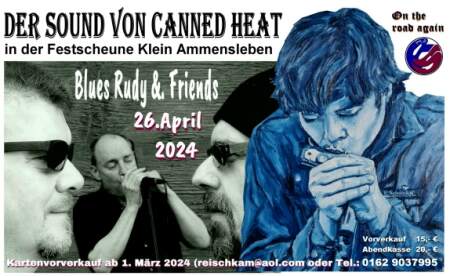 Veranstaltung: Scheunenkonzert : Bluesrudy spielt "Canned Heat"