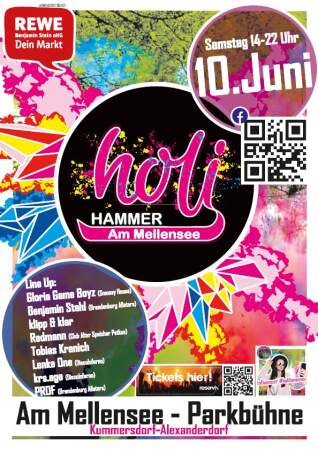 Holi-Hammer - Fest der Farbe