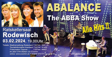 Veranstaltung: ABALANCE - ABBA SHOW