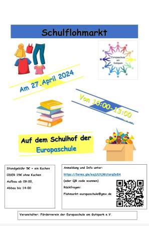 Veranstaltung: Schulflohmarkt der Europaschule
