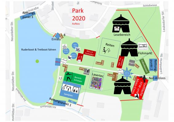 Aufbau Plan Parkfest (Bild vergrößern)