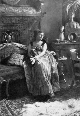 Hermione von Preuschen auf einer Fotografie vom 04.01.1905