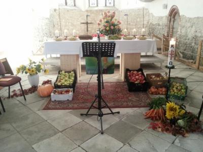 Herzliche Einladung zum Erntedankgottesdienst in unserer Stadtpfarrkirche zu Beelitz! (Bild vergrößern)