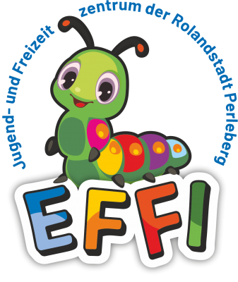 Logo: Jugendd- und Freizeitzentrum | Die kleine Raupe "EFFI" (Bild vergrößern)