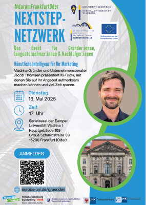 Veranstaltung: NEXTSTEP-Netzwerk Künstliche Intelligenz für Ihr Marketing Di 13. 05. 2025