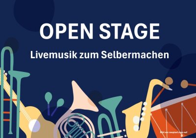 Veranstaltung: 5. OPEN STAGE – LIVEMUSIK ZUM SELBERMACHEN Sa 14. 06. 2025