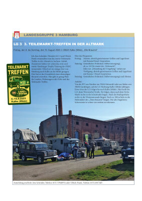 Veranstaltung: Land-Rover Treffen 08.  -  10. Aug 2025