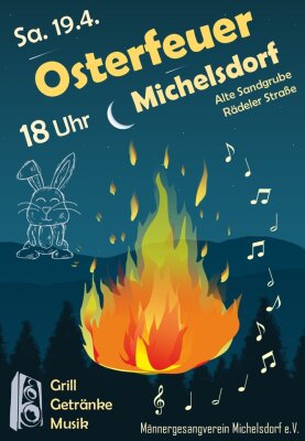 Veranstaltung: Osterfeuer in Michelsdorf Sa 19. 04. 2025