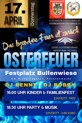 Veranstaltung: OSTERFEUER Do 17. 04. 2025