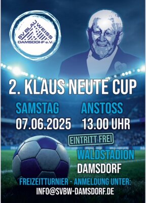 Veranstaltung: 2. Klaus-Neute-Cup Fußball Sa 07. 06. 2025