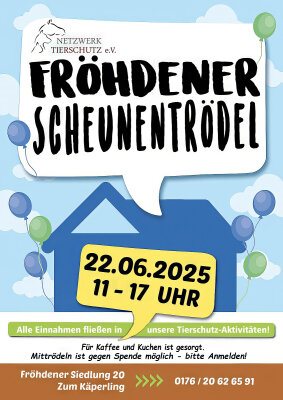 Veranstaltung: Tier Trödelmarkt So 22. 06. 2025