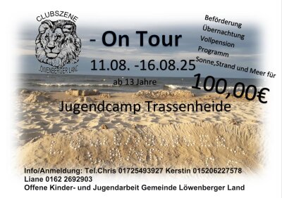 Veranstaltung: Jugendcamp Clubszene Ostsee Mo 11.​08.​2025