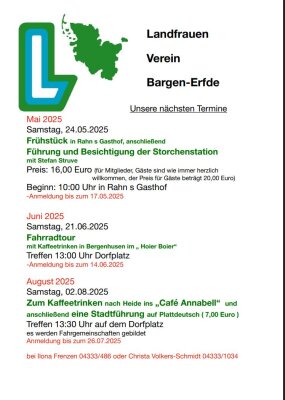 Veranstaltung: Zum Kaffeetrinken nach Heide ins Café Annabell Sa 02. 08. 2025