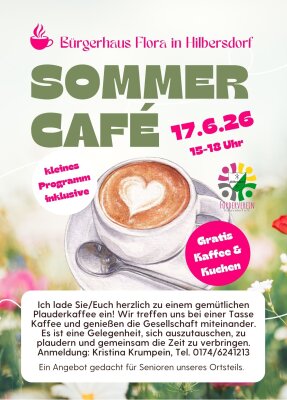 Flyer Sommercafé 2026