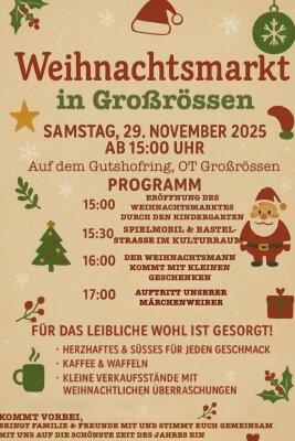 Programmpunkte des Weihnachtsmarktes