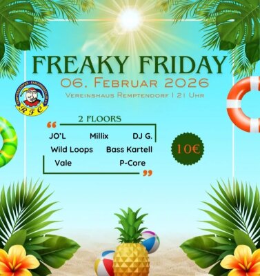 Programm 6.2. FREAKY FRIDAY REMPTENDORF