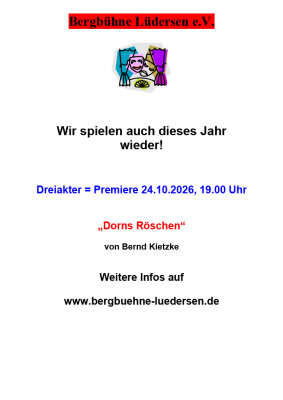 Plakat Bergbühne Lüdersen