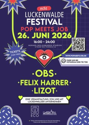 Plakat Pop meets Job 2026 (Bild vergr&ouml;&szlig;ern)