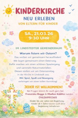 Veranstaltung: Kinderkirche Sa 21.​03.​2026