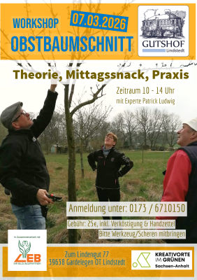 Veranstaltung: Obstbaumschnitt Sa 07.​03.​2026