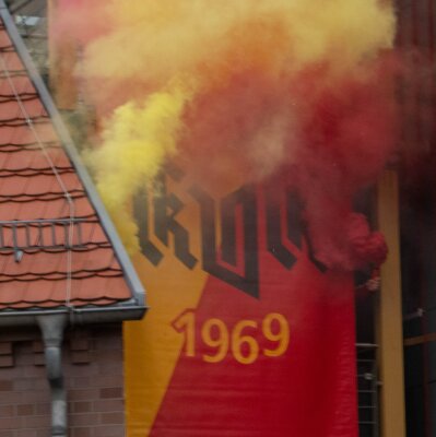 Fahnenhissen 2026 des KVK am Bürgerhaus