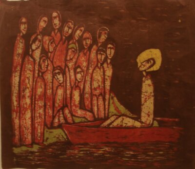 Batik von Friedrich Popp
