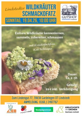 Veranstaltung: Wildkr&auml;uter Schmackofatz Sa 11.​04.​2026