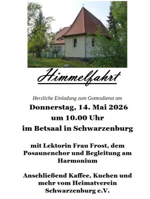 Einladung Christi Himmelfahrt