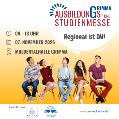 Veranstaltung: Ausbildungs- und Studienmesse Grimma Sa 07.​11.​2026