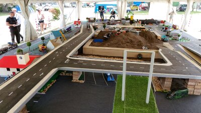 Bild vom aufgebauten Parcour