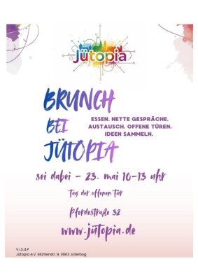 Veranstaltung: Tag der offenen T&uuml;r J&uuml;topia - gemeinsamer Brunch Sa 23.​05.​2026